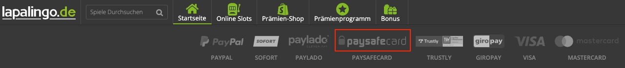 Lapalingo Paysafecard Casino