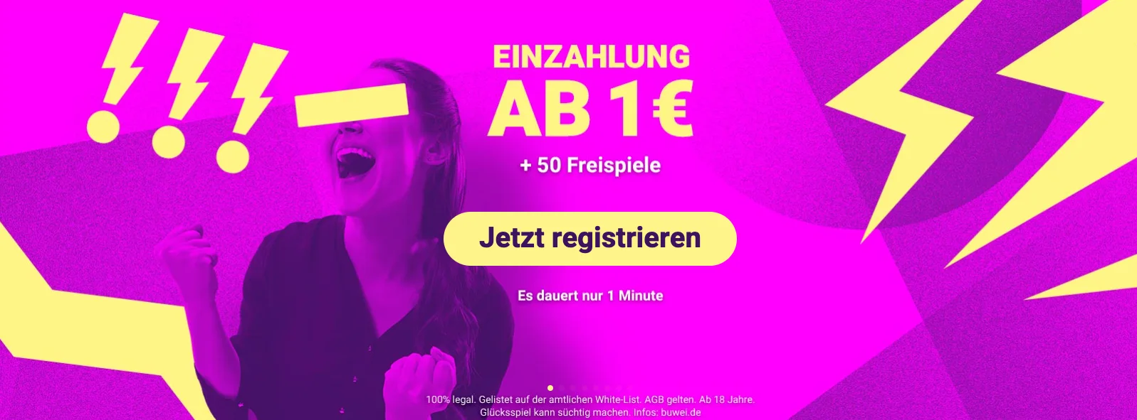 BingBong - Casino mit 1 Euro Einzahlung