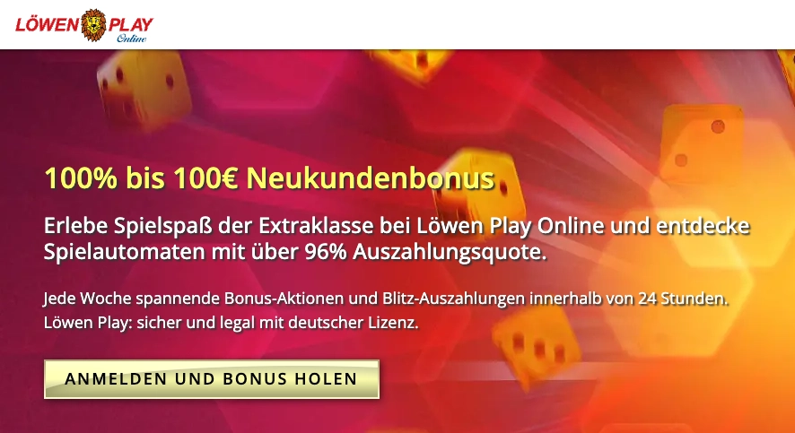 Löwen Play hohe RTP trotz Glücksspielsteuer