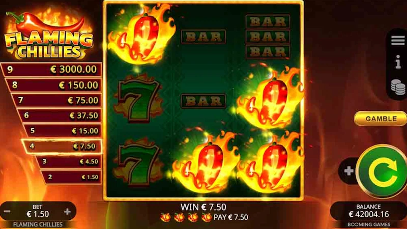 Neue Slots - Flaming Chillies