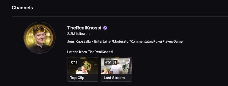 TheRealKnossi auf Twitch