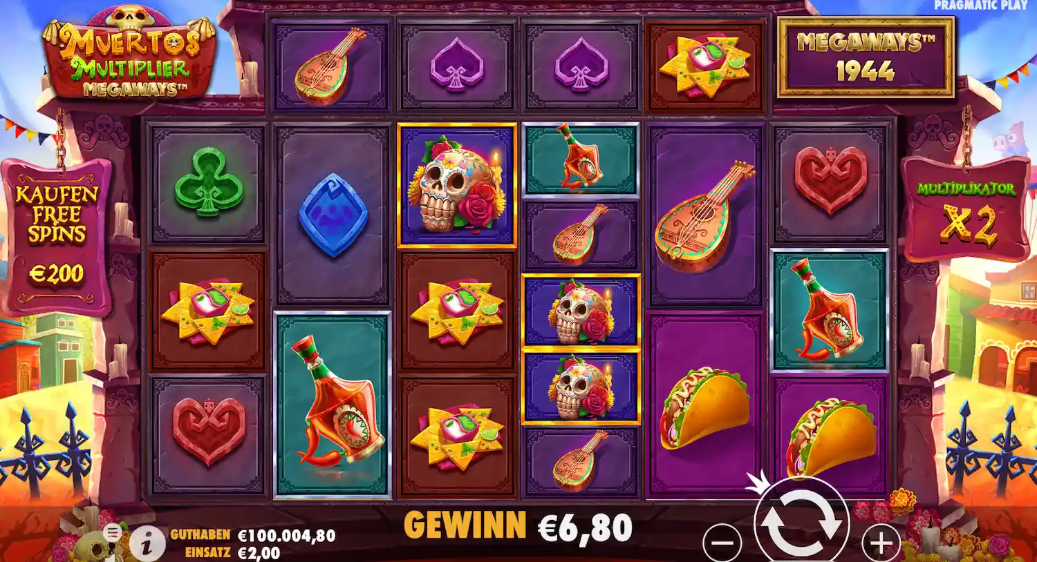 Muertos Multiplier Megaways Slot