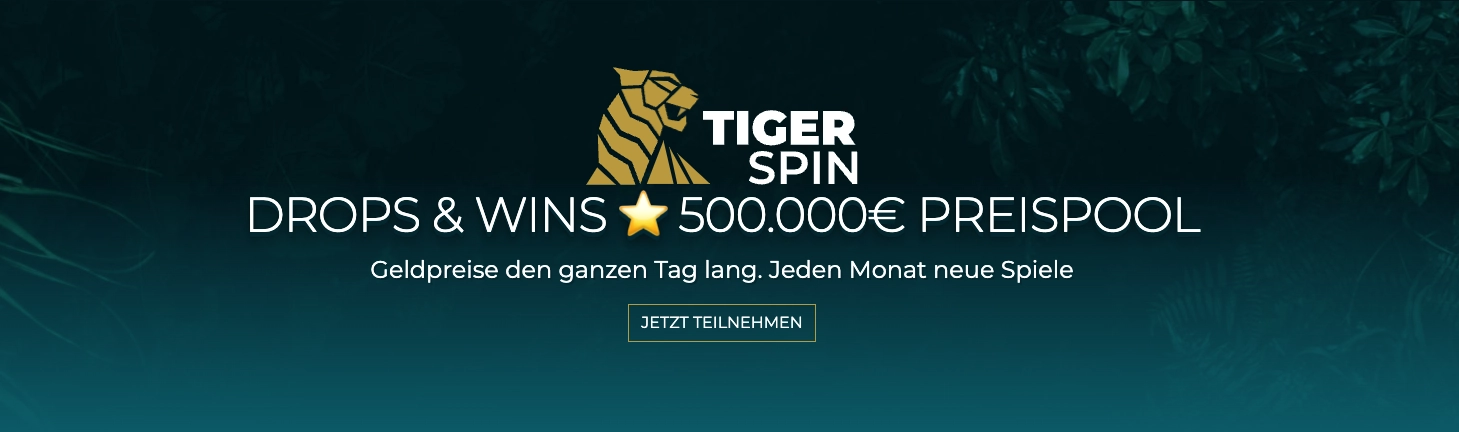 Tigerspin - Drops & Wins