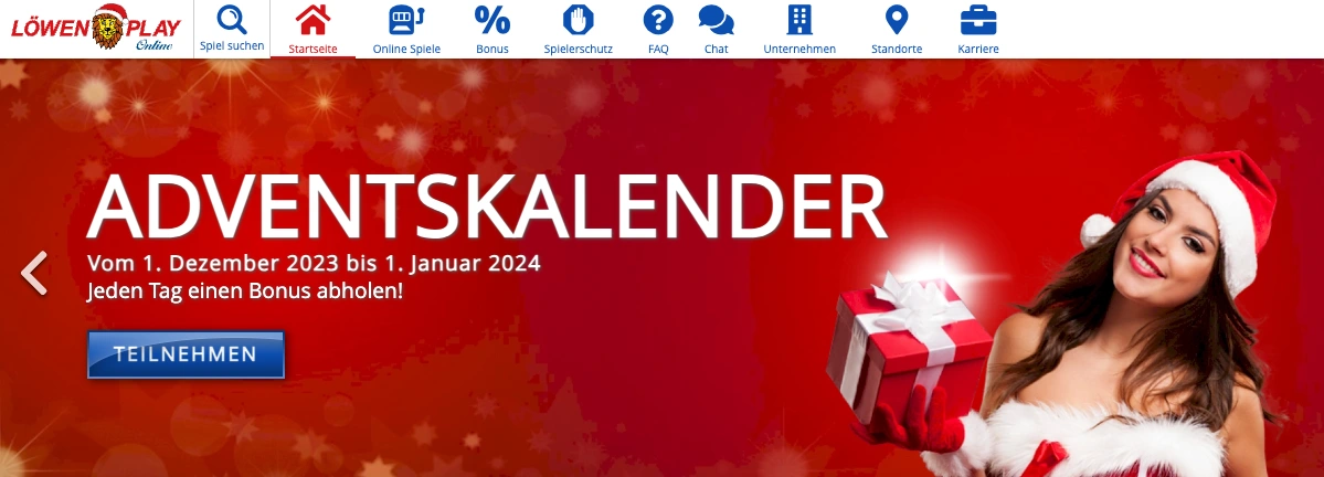 Löwen Play Casino Adventskalender