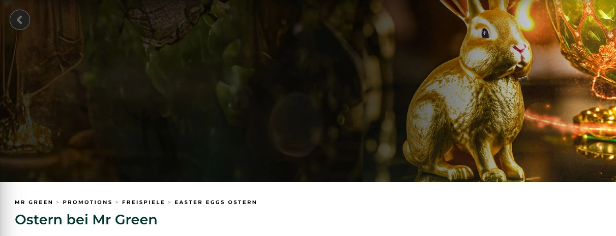 Mr Green Oster Casino Bonus