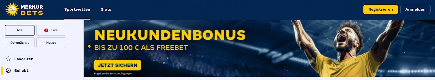 Merkur Slots Casino mit Sportwetten